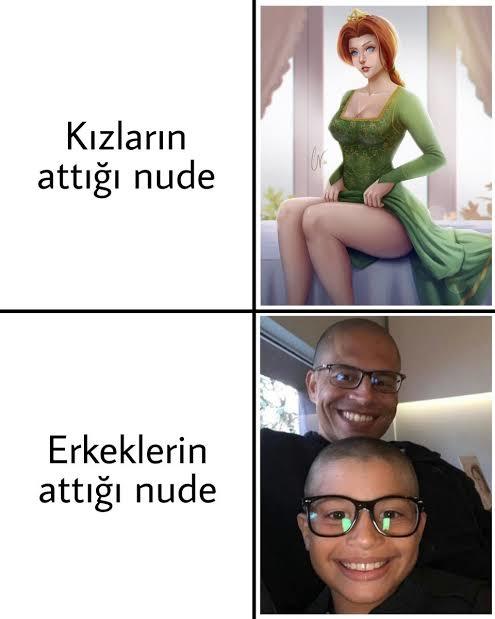 Erkekler neden nude atmıyor hiç 🙄😂?