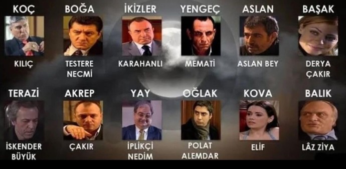 Burcuna göre hangi Kurtlar Vadisi karakterisin?