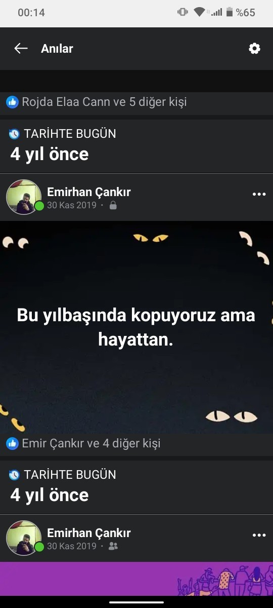 Bu yil başında napiyoruz?