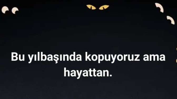 Bu yil başında napiyoruz?