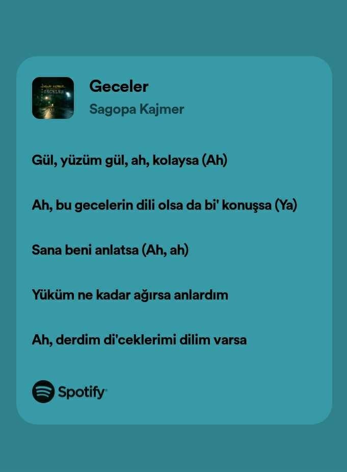 Gecelerin dili olsaydı ne derdi?