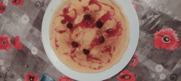 Kahvaltı için krep yaptım, nasıl olmuş?