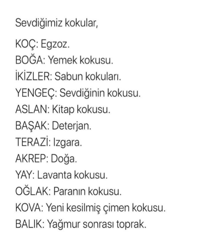 Burcuna göre sevdiğin koku ne?