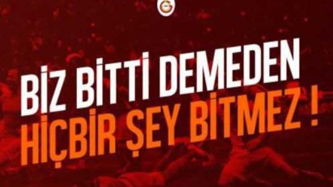 3-3 lük sonuç ve maç yine de çok iyiydi, Galatasaray'a hangi şarkıyla seslenmek isterdiniz 😏?