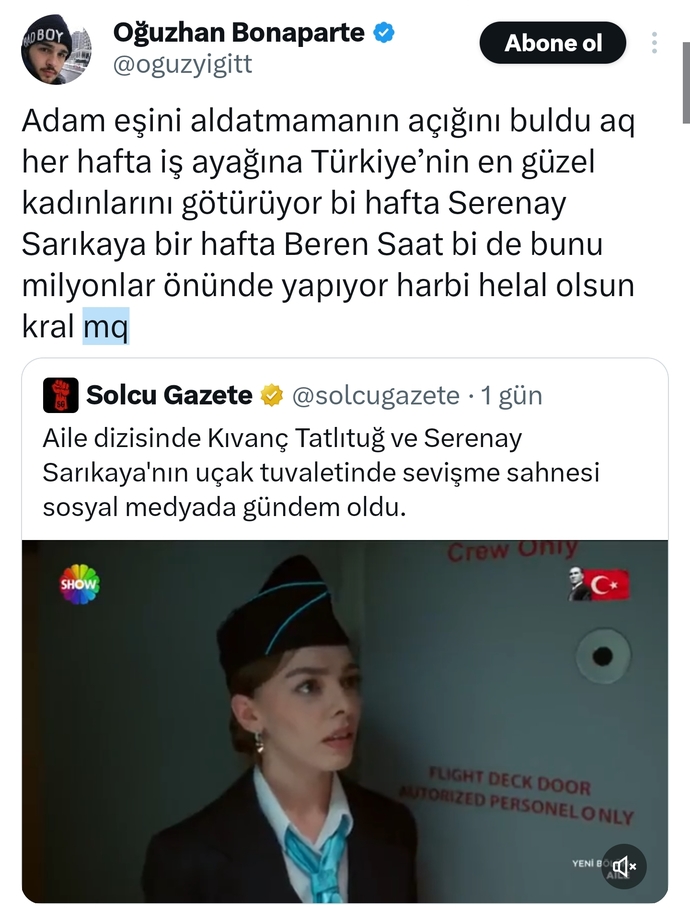 İş olunca aldatma olmaz mı?