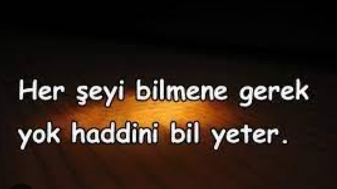 Haddinizi bilir misinizz?