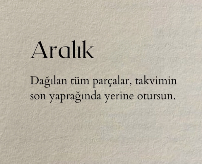 Bugün 1 Aralık. Ne getirir ne götürür sizce bu ay?
