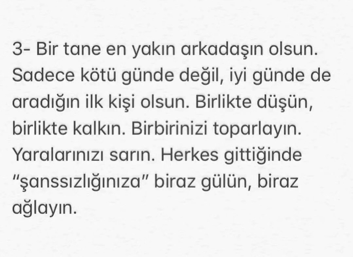 Bu 10 maddeden kaç tanesine “yaptım, yapıyorum” diyebiliyorsun?