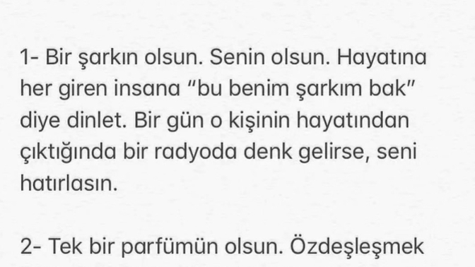 Bu 10 maddeden kaç tanesine “yaptım, yapıyorum” diyebiliyorsun?