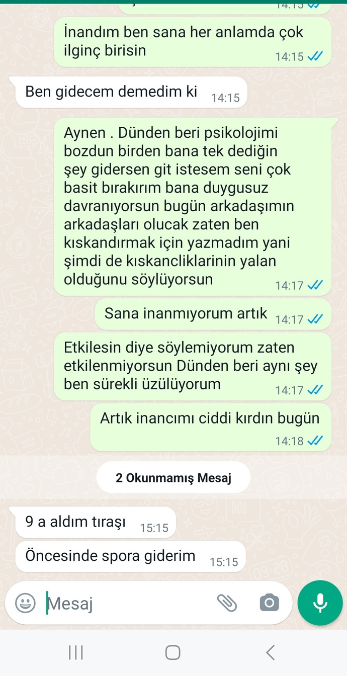 Ben mi abartıyorum sizce?