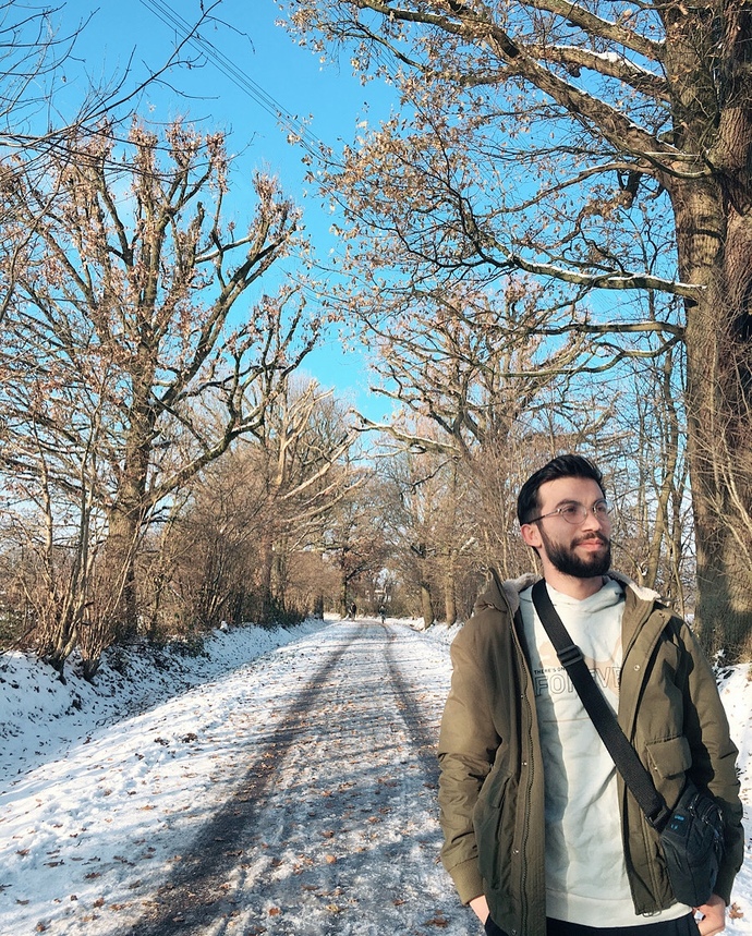 Almanya Hamburg karlı havadan selamlar, sizde nasıl keyifler?