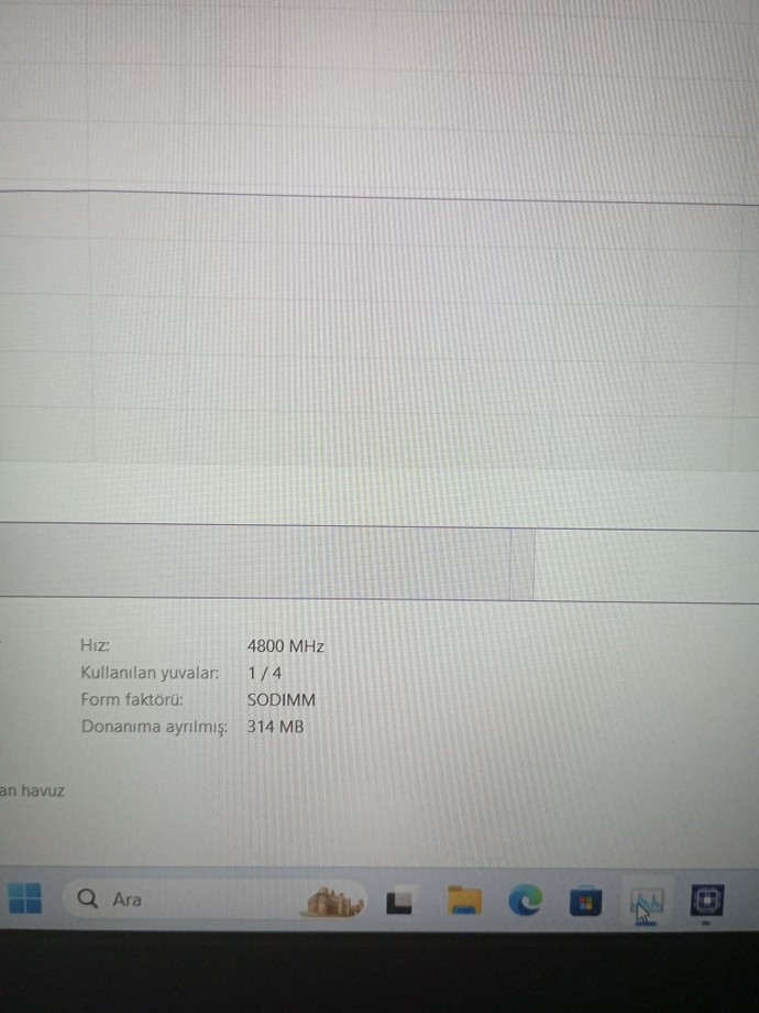 Acer nitro 5 AN515-58 50FK modelinde kaç ram slotu var?
