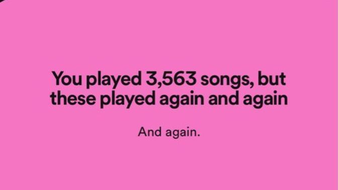 Spotify'da bu sene en çok dinlediğiniz şarkıyı kaç kere dinlediniz?