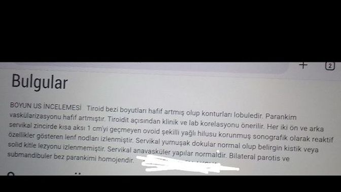 Doktor olan varsa bakabilir mi?