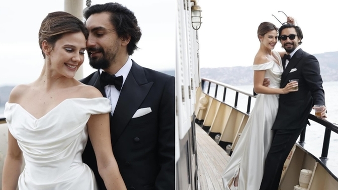 Alina Boz ve Umut Evirgen evlendi! Alina Boz'un gelinliğini nasıl buldunuz?