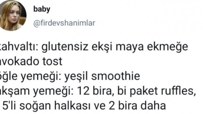 Beslenmenize dikkat ediyor musunuz?