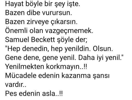 Cok derdim var duzeltmek icin hangisinden baslamaliyim sizce?