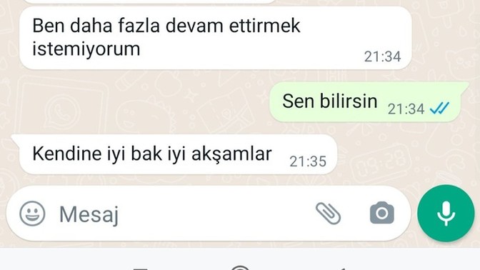 "İlişkimize ara verelim" diyeli 1 gün oluyor, ayrılmış mı oluyoruz?