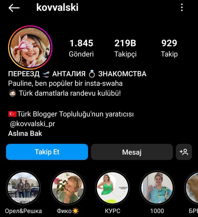Türklerle evlenmek isteyen Rus kadınlara randevu ayarlayan bir hesap gündem oldu. Bir kadın neden bunu ister ki?