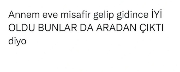 Misafir sever misin?