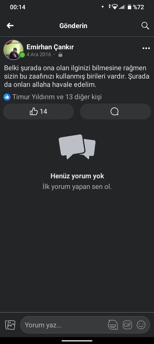 İlginizi sevginizi kullanan oldu mu?