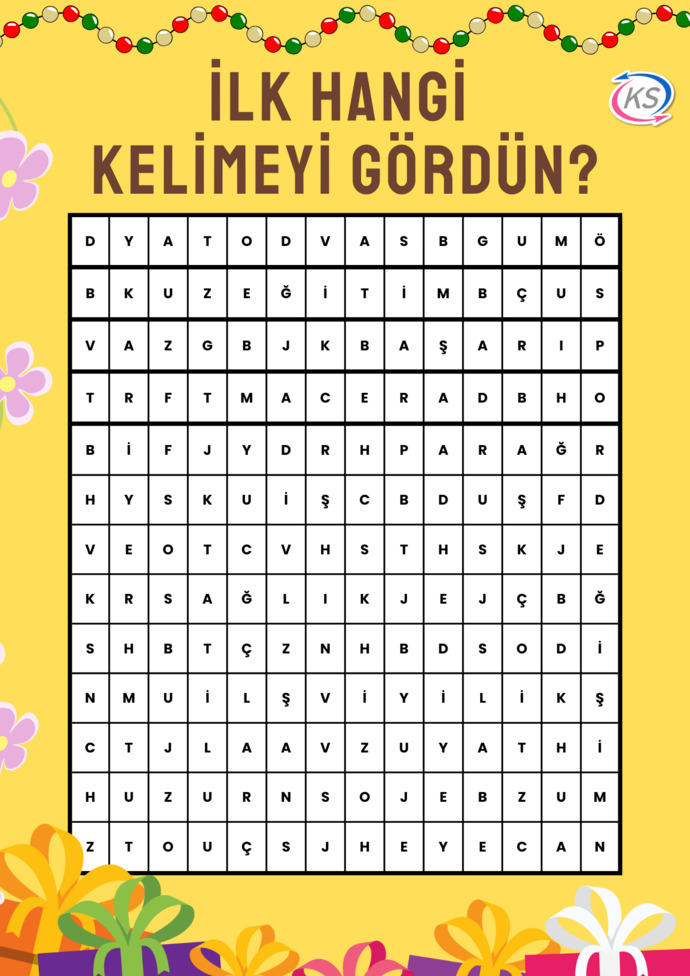Gördüğün ilk kelime Aralık ayında seni bulacak! Hangi kelimeyi gördün KScan?