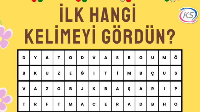 Gördüğün ilk kelime Aralık ayında seni bulacak! Hangi kelimeyi gördün KScan?