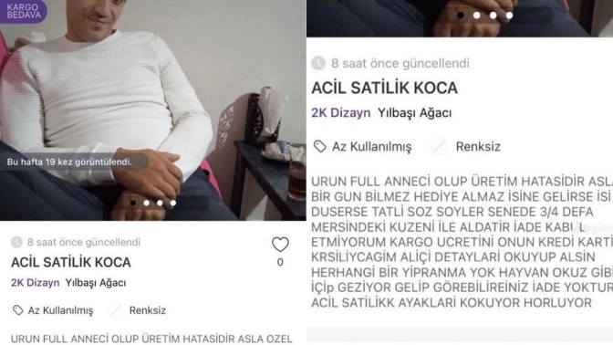 Eşini Dolap uygulamasında satılığa çıkaran kadın! Eşiniz böyle bir şey yapsa ne tepki verirsiniz?