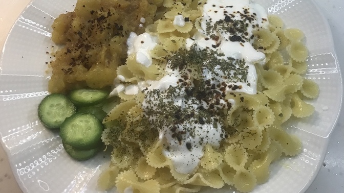 Makarna ve patates yaptım, nasıl görünüyor?