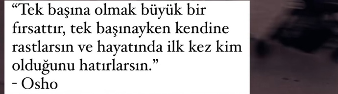 Tek başına olmak sana ne hissettiriyor?
