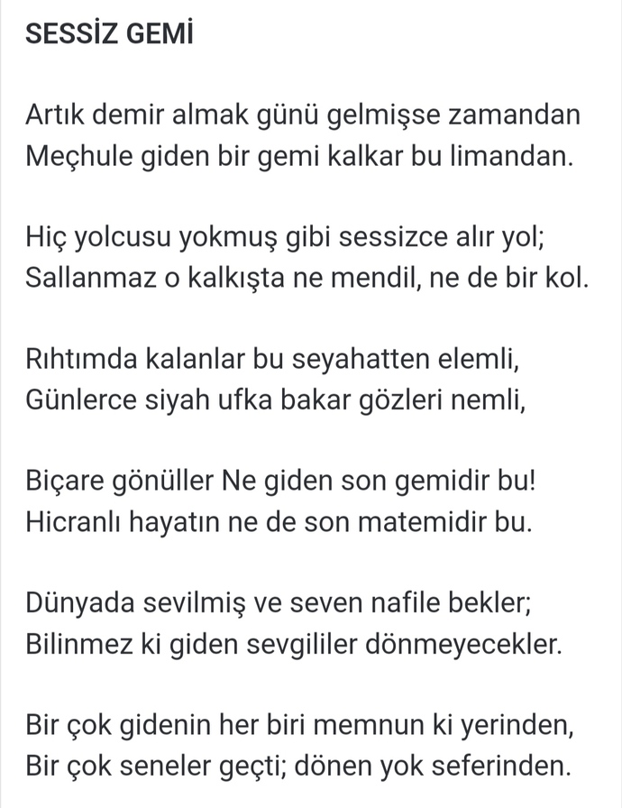 Sözlerini hissedebildiğim bir eser... Çok severim