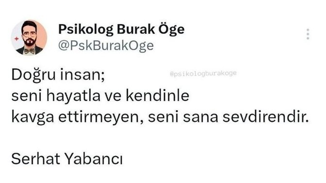 Size göre doğru insan kimdir?