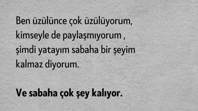 Üzüntülerinizi birisiyle paylaşır mısınız?