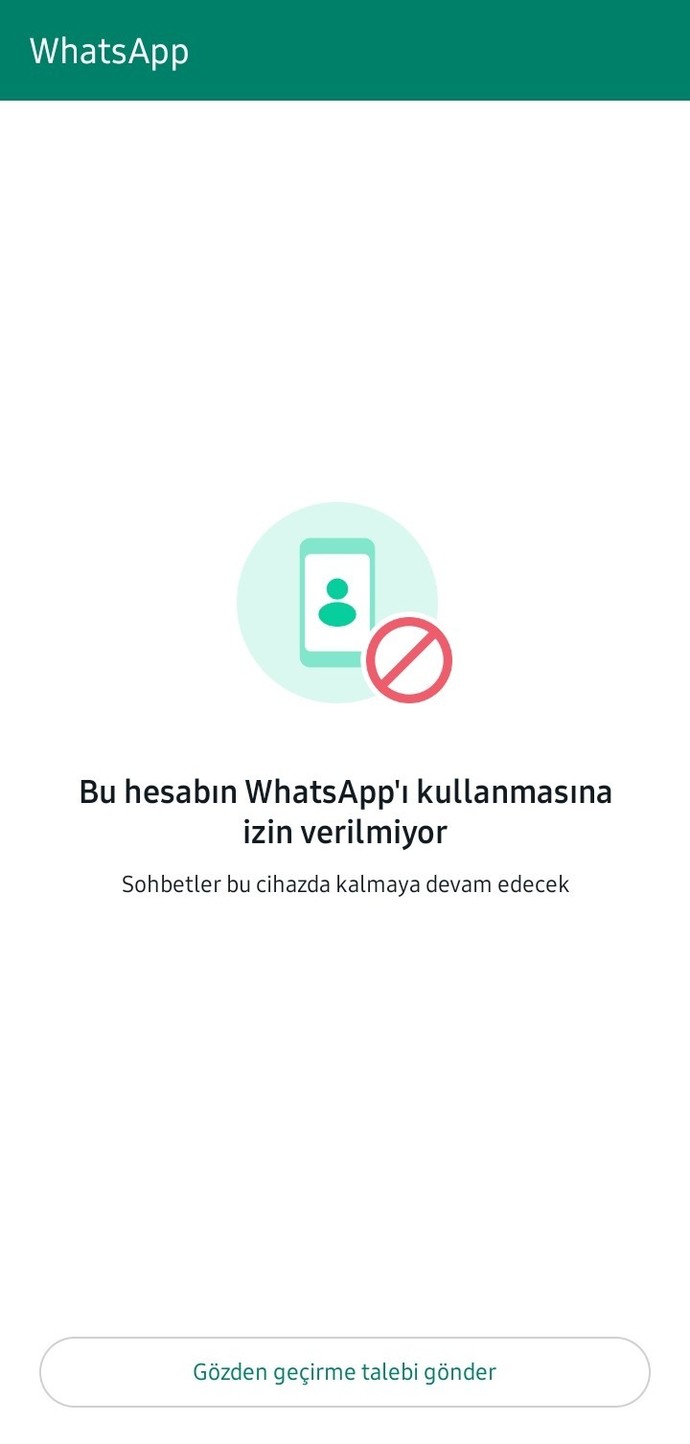 Watsapı neden kullanamıyorum?