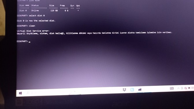 Format atamıyorum?