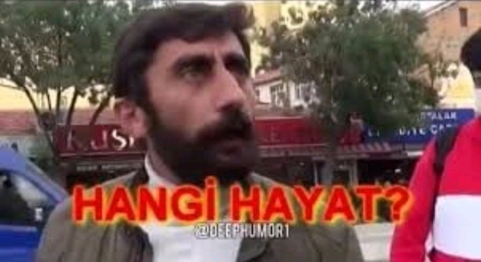 Bu hayattan nefret ediyorum siz?
