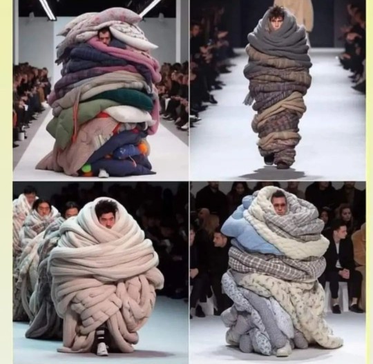Yorgan giymek moda olsaydı giyer miydiniz?