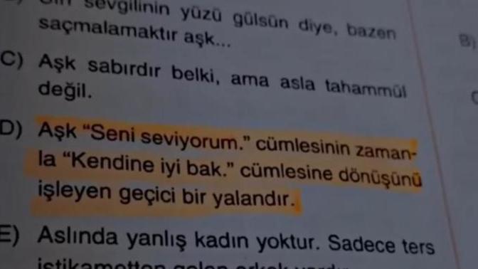 Aşk bu kadar anlamlı bir şey mi?