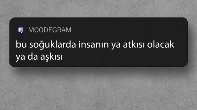 Bu soğuk havalarda sizin neyiniz var?
