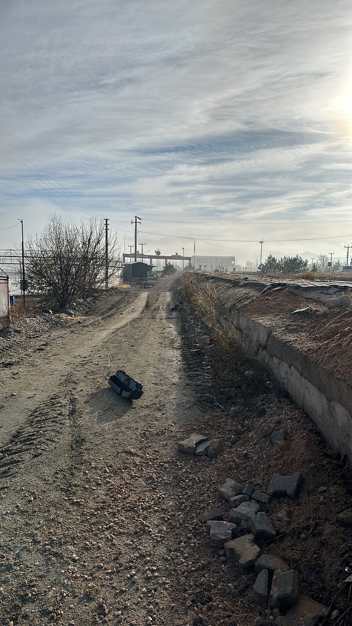 Burası aracın düştüğü şarampol 1.50 metre