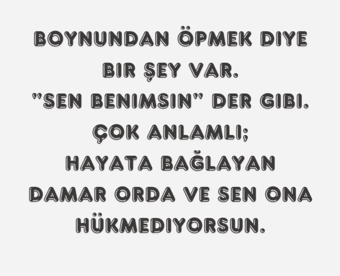Sevgilin de öpmeyi en sevdiğin yer neresi?