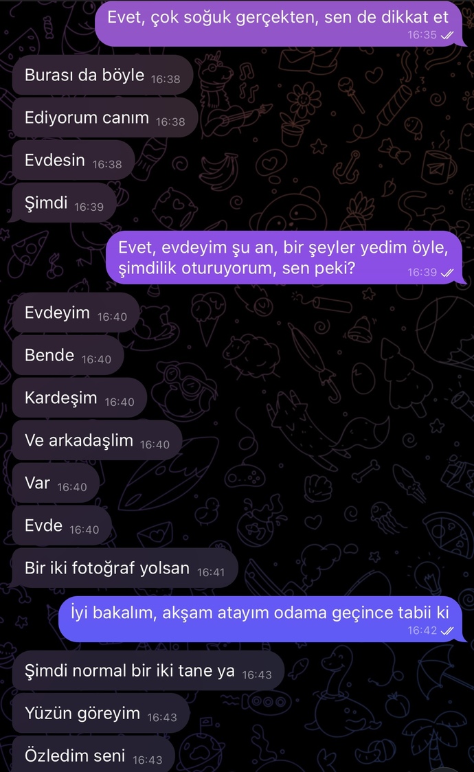 Böyle bir sohbetten sonra neden görüldü atar?