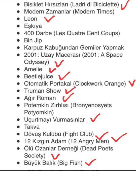 Hangisini izlediniz?