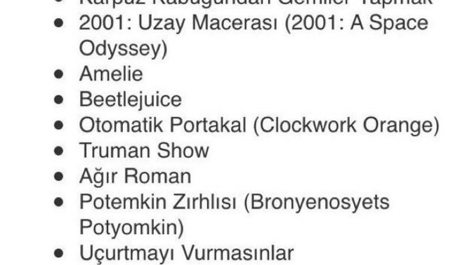 Hangisini izlediniz?