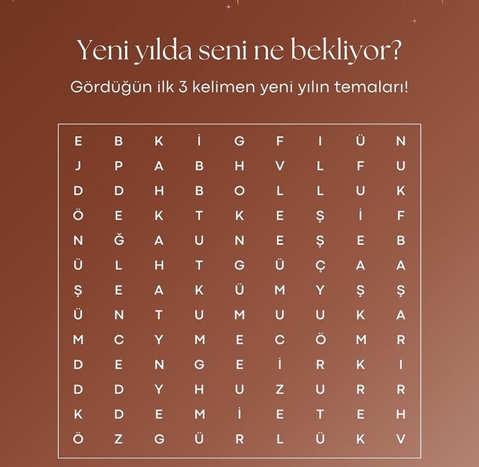 Yeni yılda seni ne bekliyor?