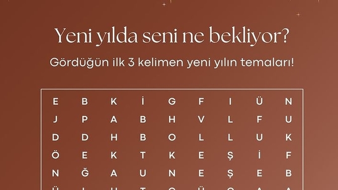Yeni yılda seni ne bekliyor?