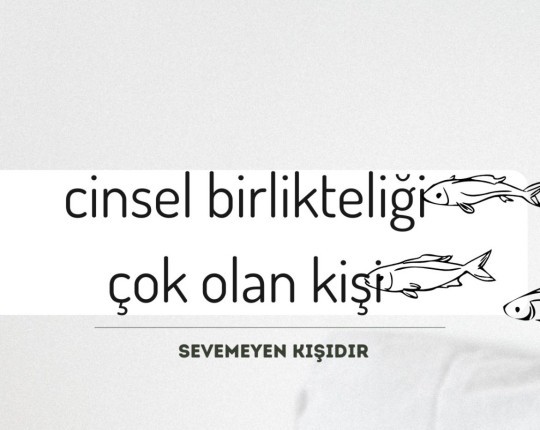 Cinsel birlikteliğinizin çokluğuyla övünür müsünüz?