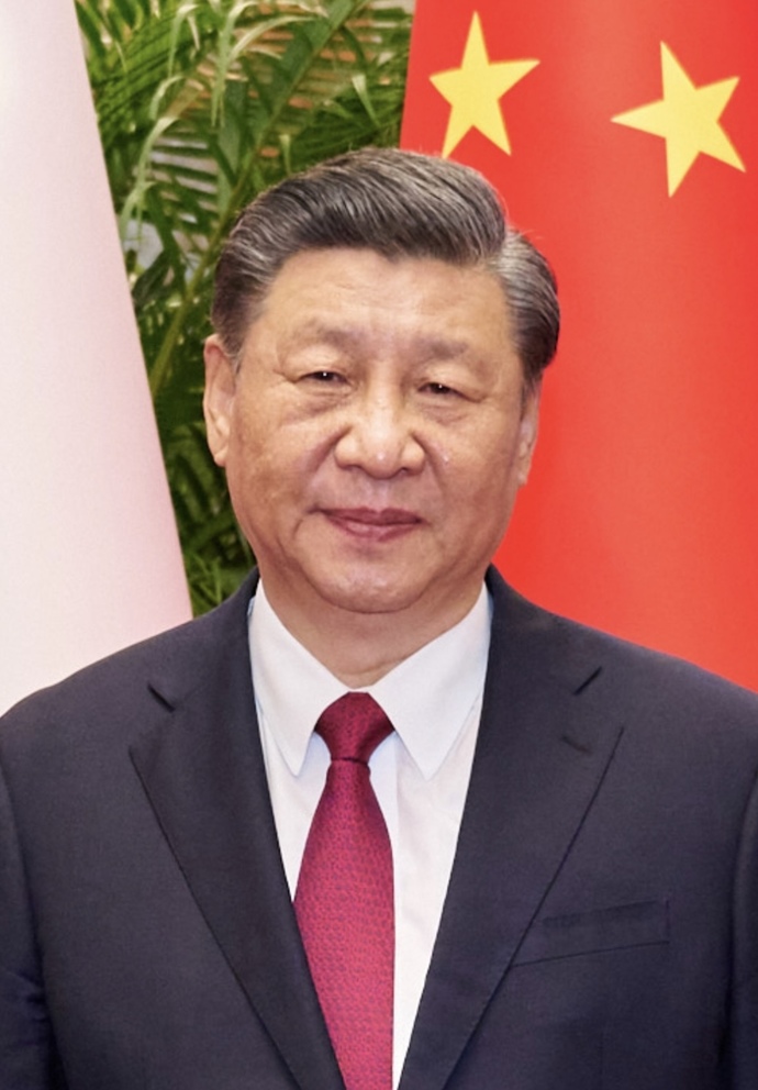 Çin devlet başkanı Xi Jinping (dini: ateist)