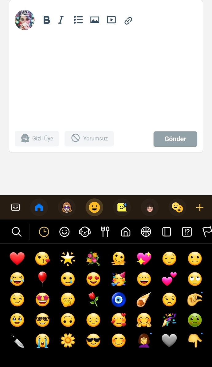 3. emoji sütununuzda hangi emojiler var, siz Aralık ayını nasıl geçireceksiniz?