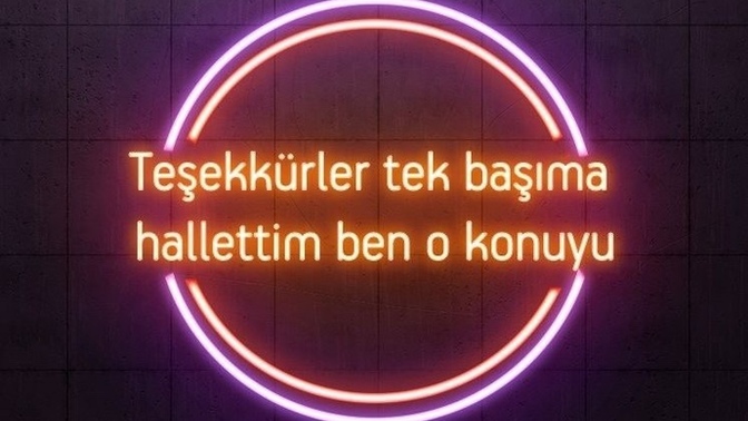 En son hangi konuyu hallettin?